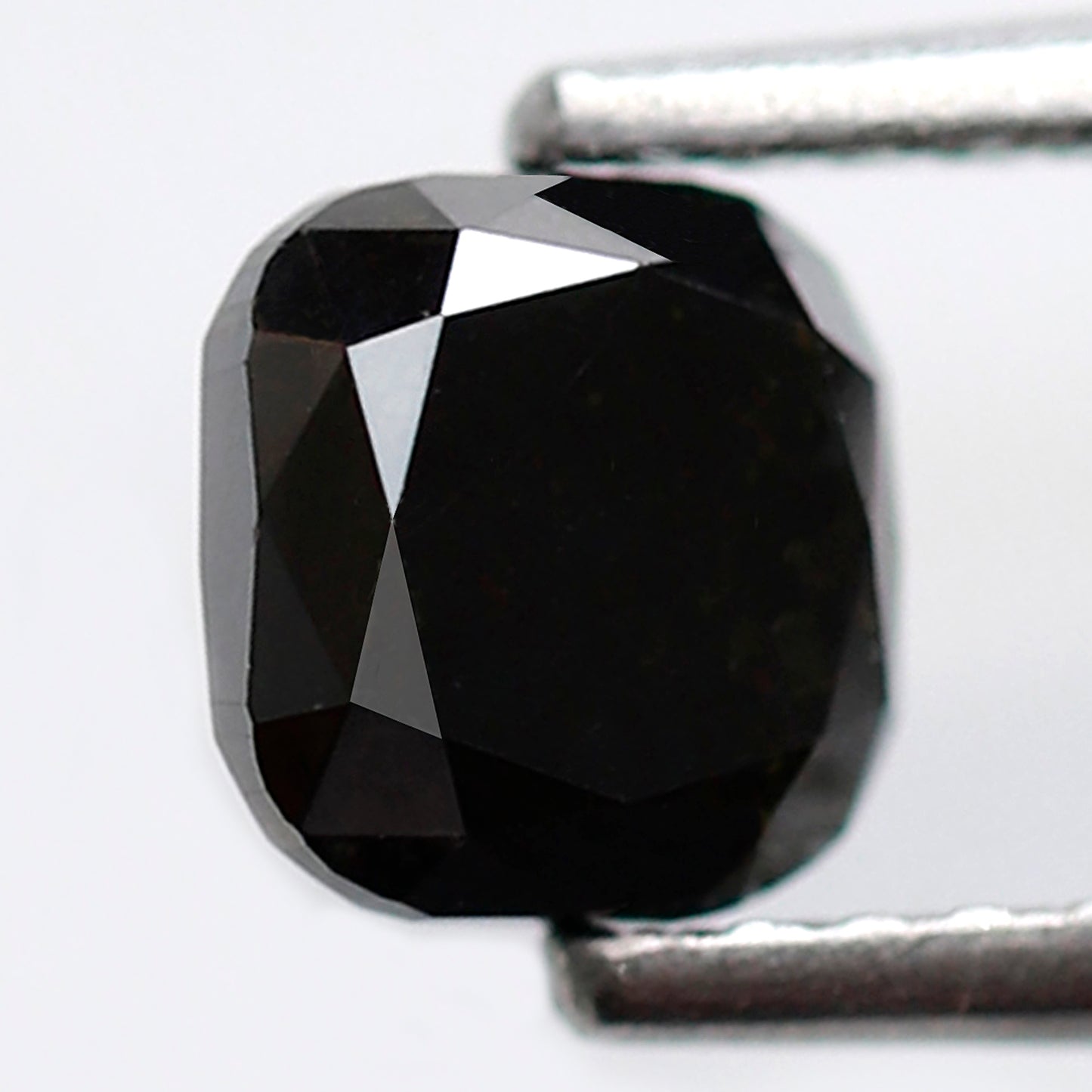 1.06 Ct Square Cushion Shape Black Diamond AAA Quality, Natural Treated Loose Diamond for Women Ring or Custom Jewelry