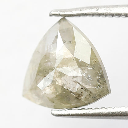 1.45 Ct Triangle Shape Greenish Gray Diamond | 8.80 x 8.80 mm Natural Loose Diamond For Jewelry