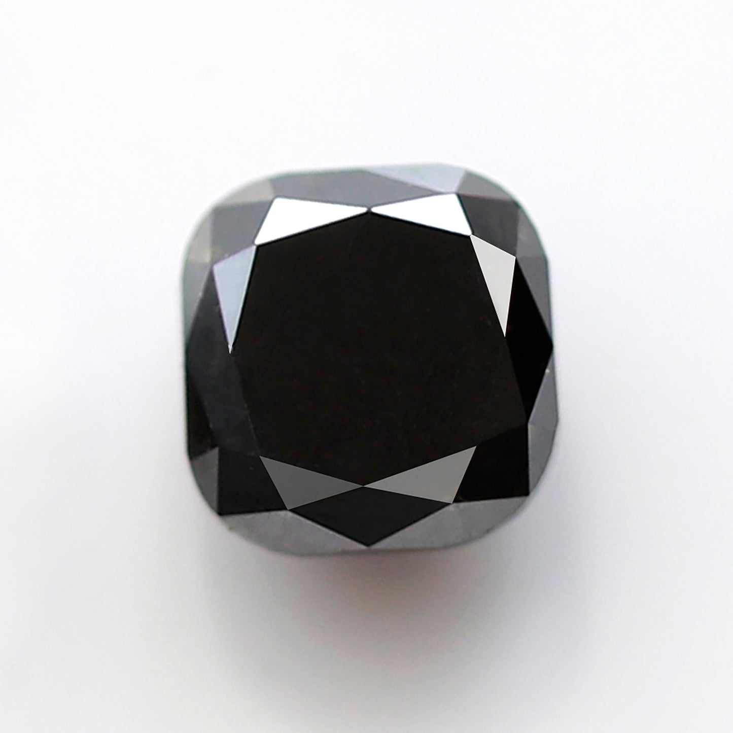 1.06 Ct Square Cushion Shape Black Diamond AAA Quality, Natural Treated Loose Diamond for Women Ring or Custom Jewelry