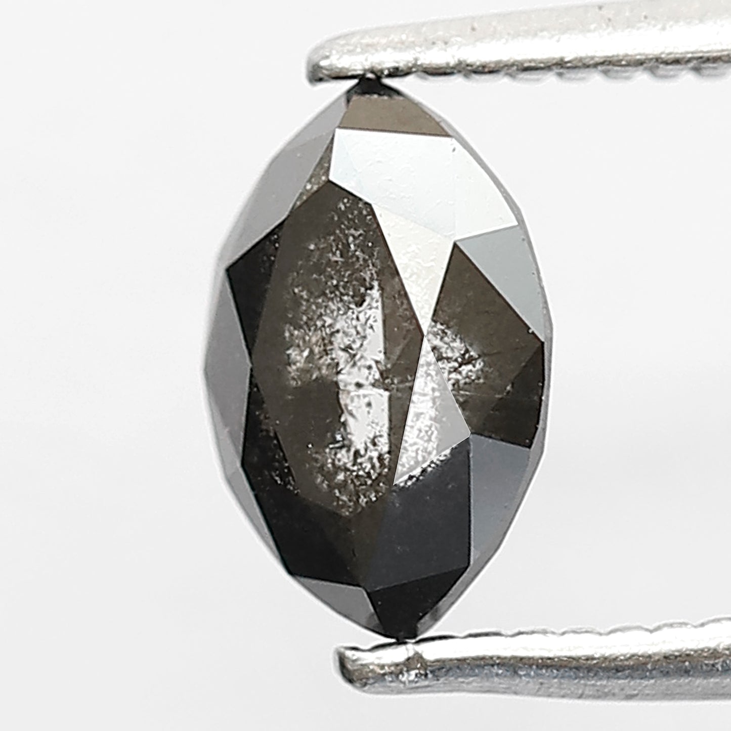 Marquise 1.06 Ct Natural Gray Black Salt & Pepper Diamond | 7.70 mm Loose Diamond for Ring