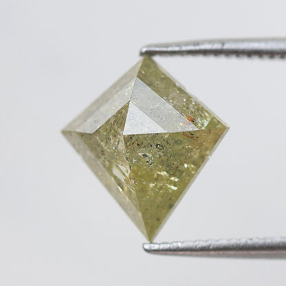 2.66 Carat Kite Shape Yellow Diamond | Natural Translucent Rustic Diamond | Loose Earth Mined Stone for Pendant & Ring