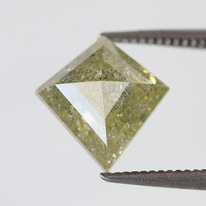 2.66 Carat Kite Shape Yellow Diamond | Natural Translucent Rustic Diamond | Loose Earth Mined Stone for Pendant & Ring