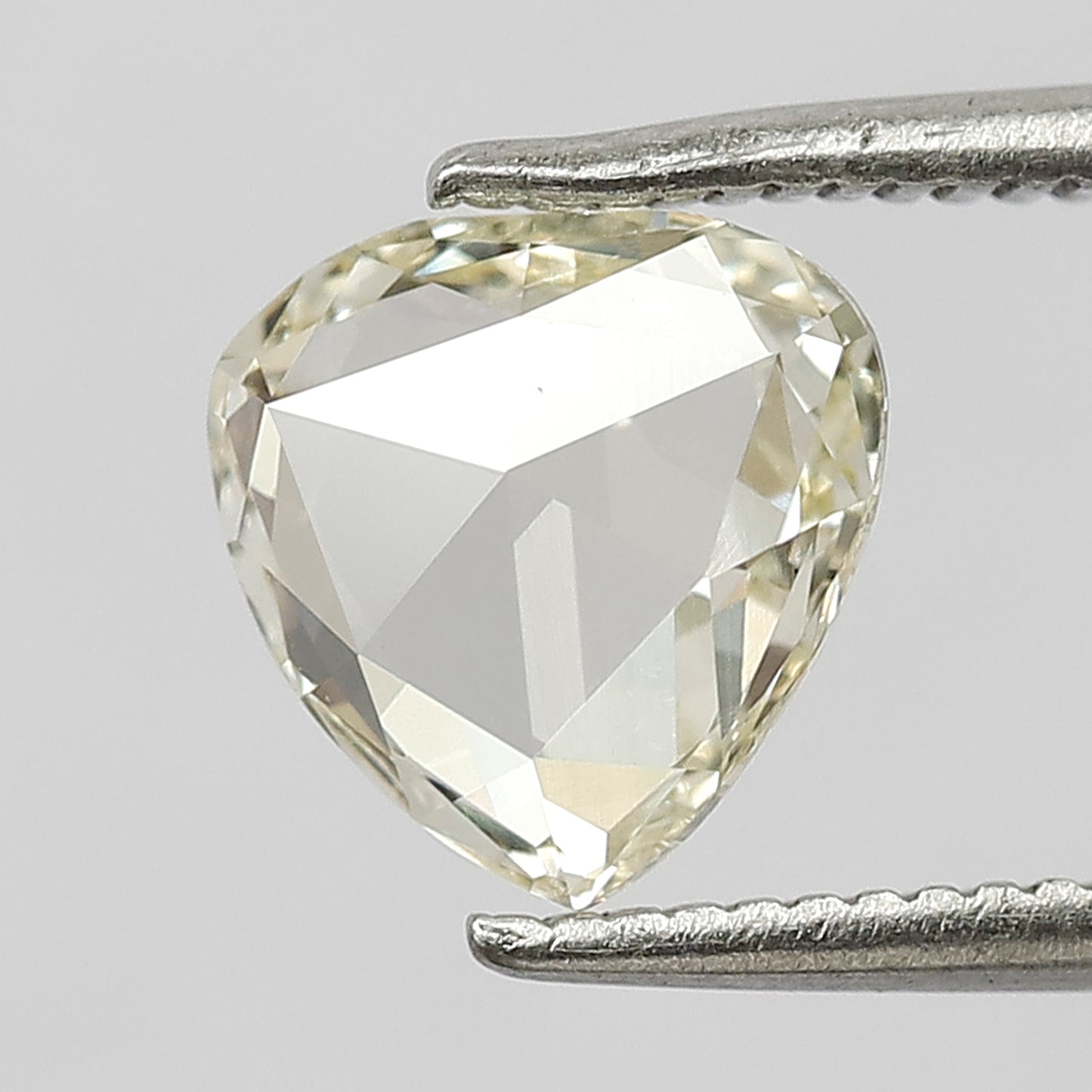 1.07 Carat Heart 7.5 mm VVS clarity Yellow Heart shape for Vintage Ring