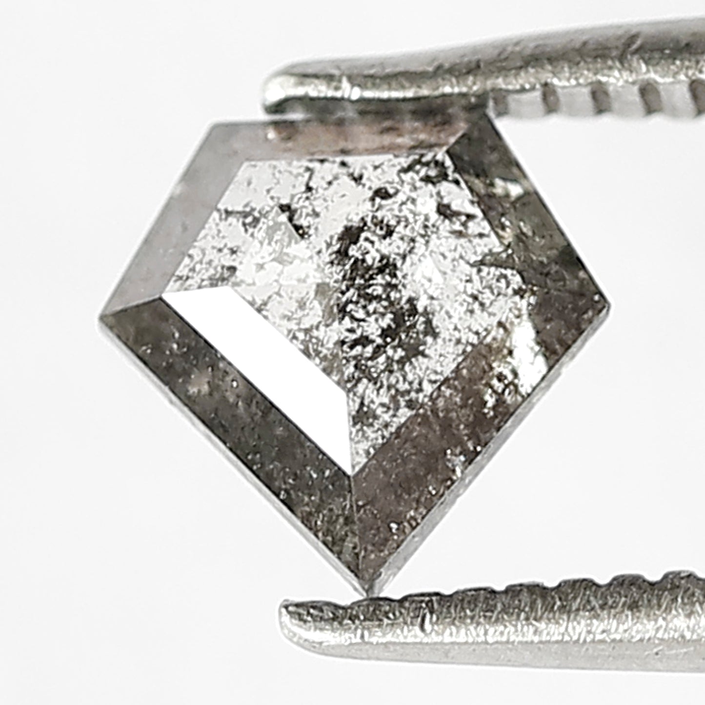 Pentagon 0.61 Ct Natural Gray Black Salt & Pepper Diamond | Earth Mined Loose Diamond for Jewelry and Pendant
