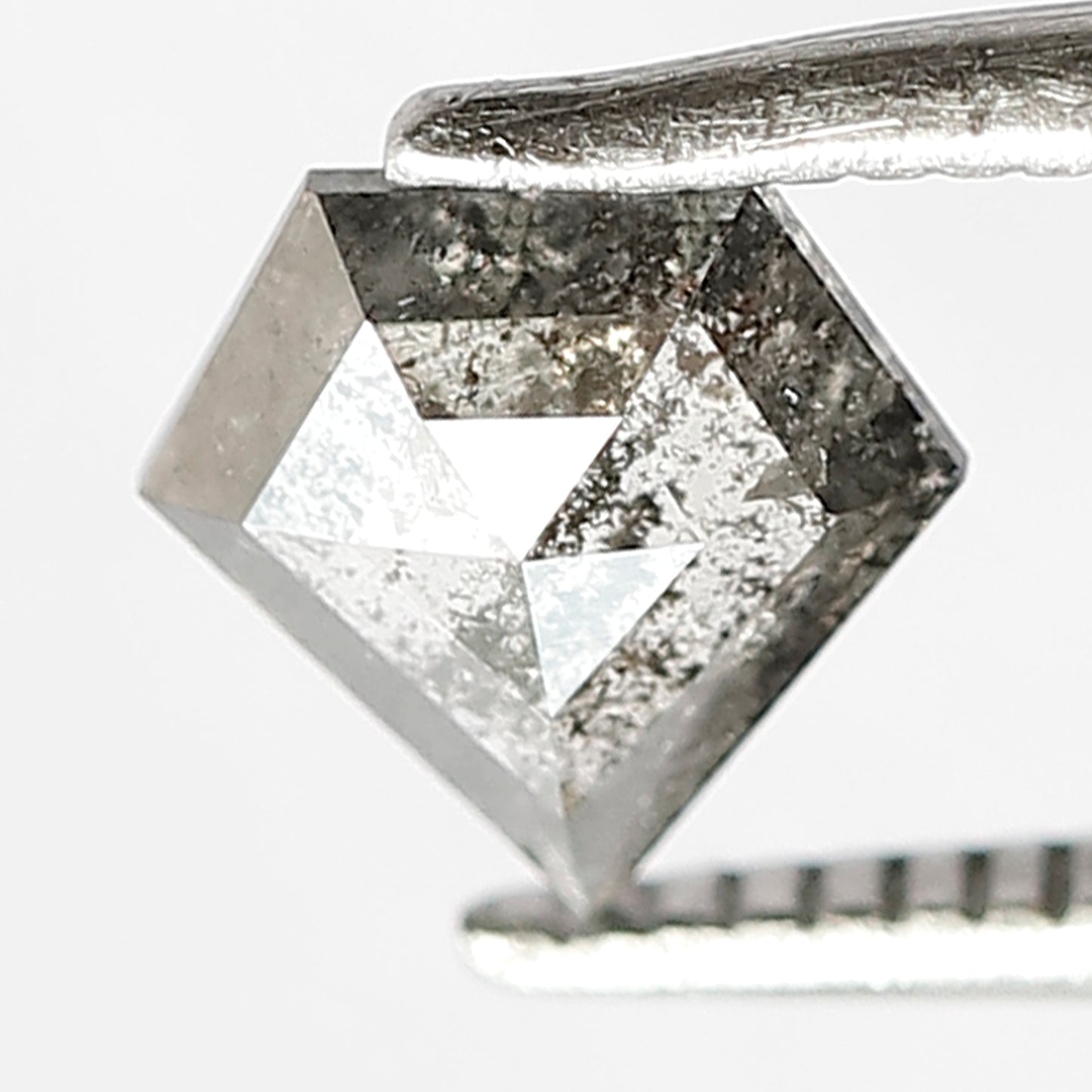 Pentagon 0.61 Ct Natural Gray Black Salt & Pepper Diamond | Earth Mined Loose Diamond for Jewelry and Pendant