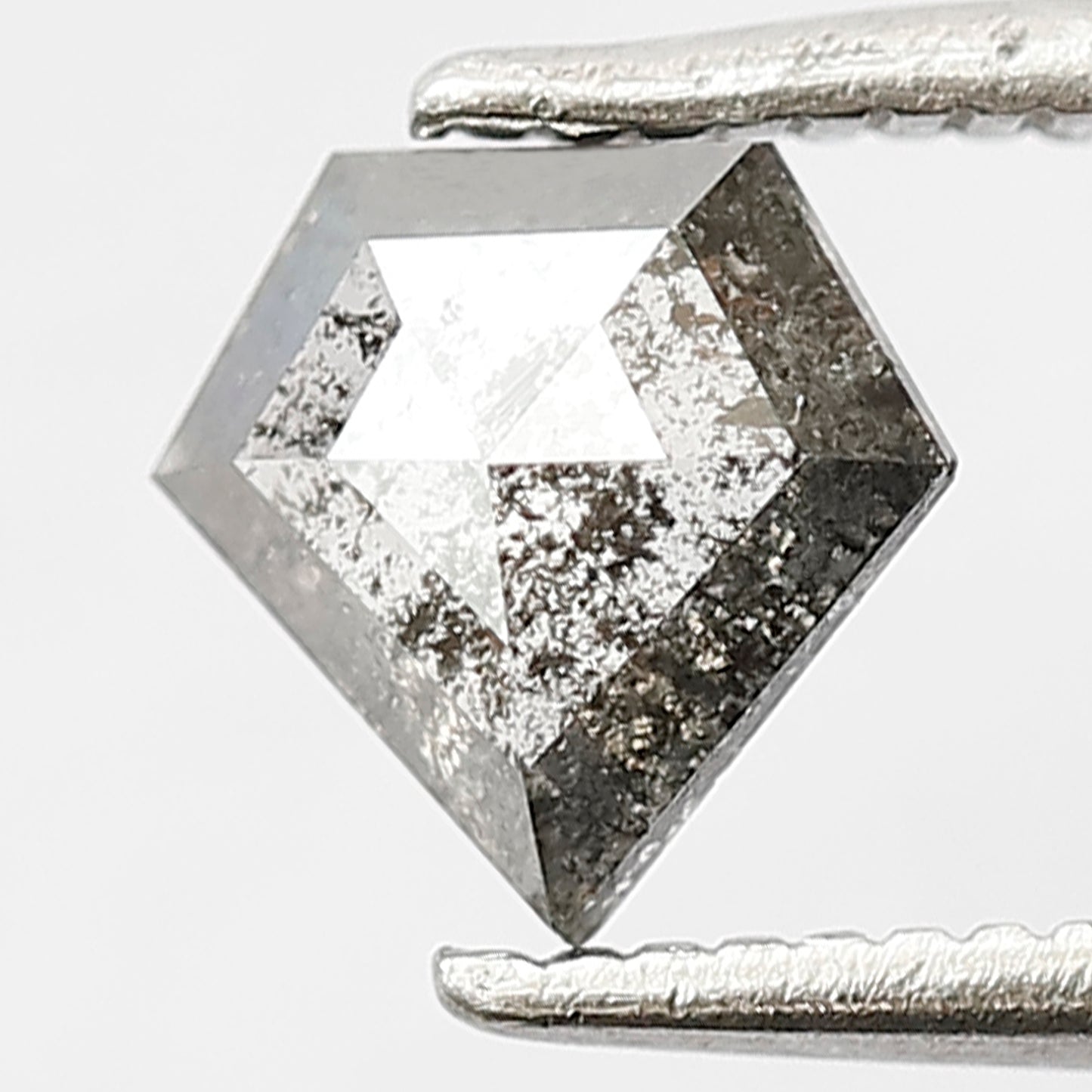Pentagon 0.61 Ct Natural Gray Black Salt & Pepper Diamond | Earth Mined Loose Diamond for Jewelry and Pendant
