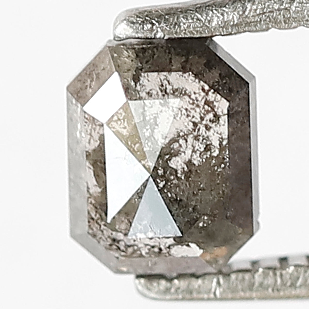 0.55 Ct Emerald Gray Black Diamond | Natural Conflict Free Earth Mined Loose Diamond for Anniversary Ring