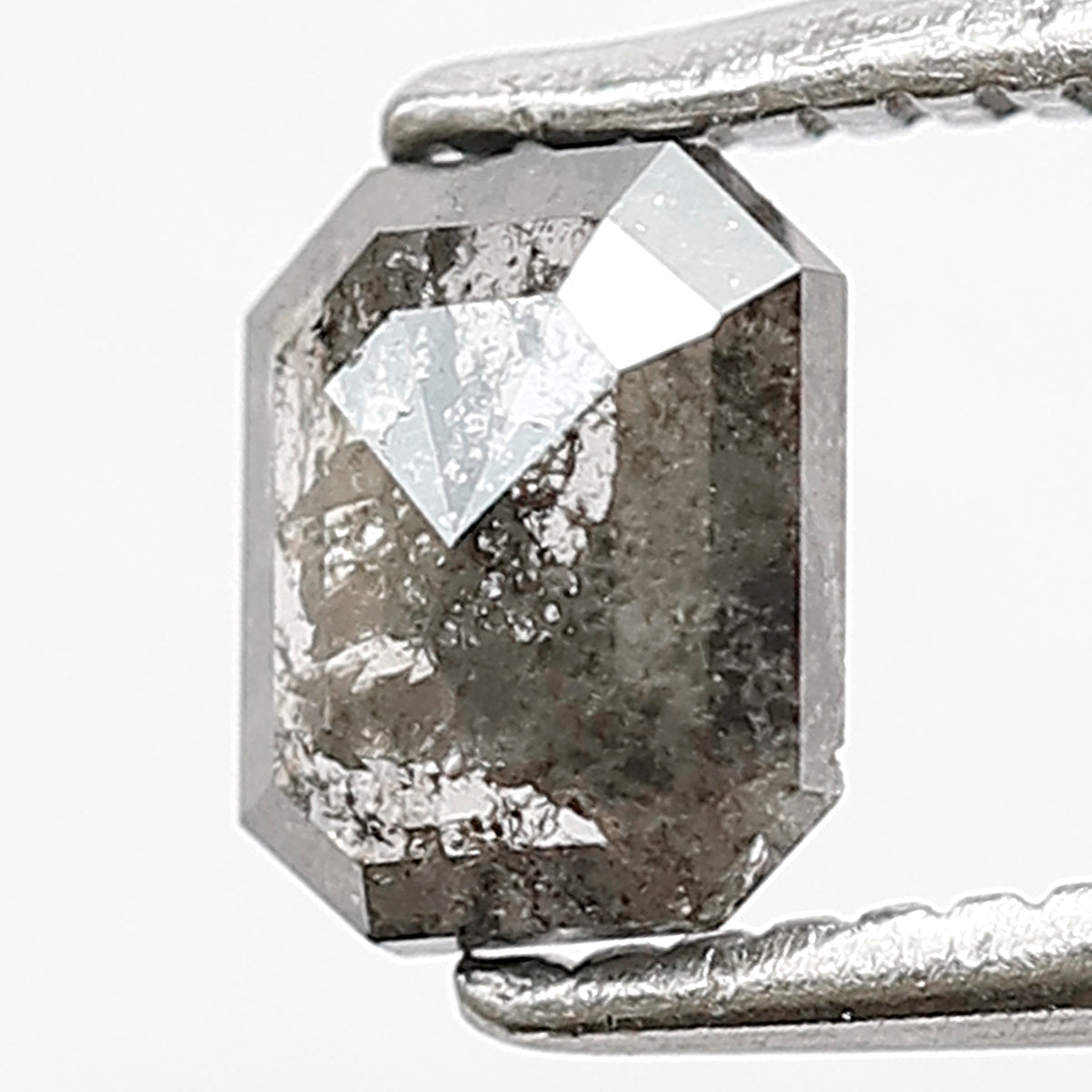 0.55 Ct Emerald Gray Black Diamond | Natural Conflict Free Earth Mined Loose Diamond for Anniversary Ring