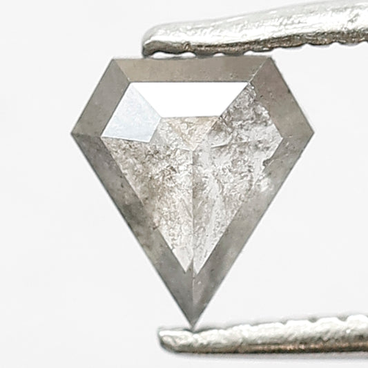 Pentagon Shape 0.53 Ct Natural Gray Black Diamond | Conflict Free Earth Mined 6.10 mm Loose Diamond for Ring
