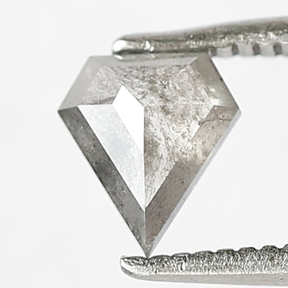 Pentagon Shape 0.53 Ct Natural Gray Black Diamond | Conflict Free Earth Mined 6.10 mm Loose Diamond for Ring