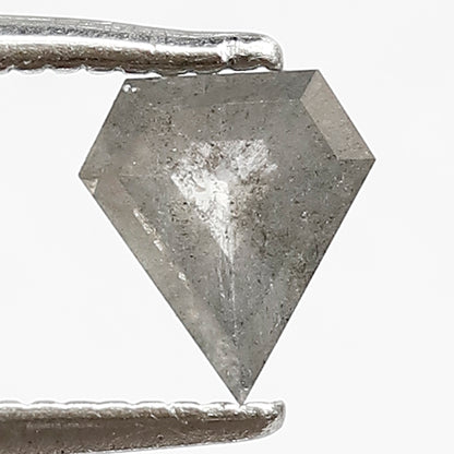 Pentagon Shape 0.53 Ct Natural Gray Black Diamond | Conflict Free Earth Mined 6.10 mm Loose Diamond for Ring