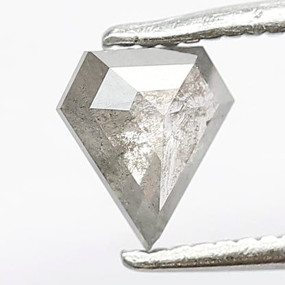 Pentagon Shape 0.53 Ct Natural Gray Black Diamond | Conflict Free Earth Mined 6.10 mm Loose Diamond for Ring