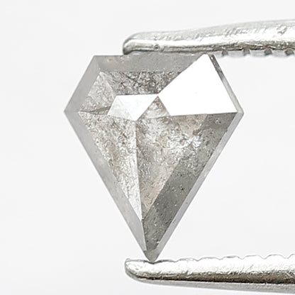 Pentagon Shape 0.53 Ct Natural Gray Black Diamond | Conflict Free Earth Mined 6.10 mm Loose Diamond for Ring
