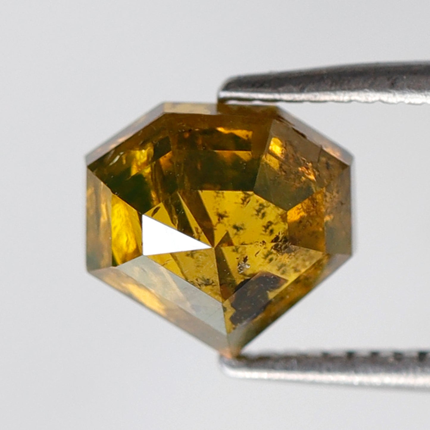 Geometric 1.85 Ct Brownish Yellow Diamond | Natural Rustic Loose Diamond | Ethical Conflict Free Gem | Custom Jewelry Stone