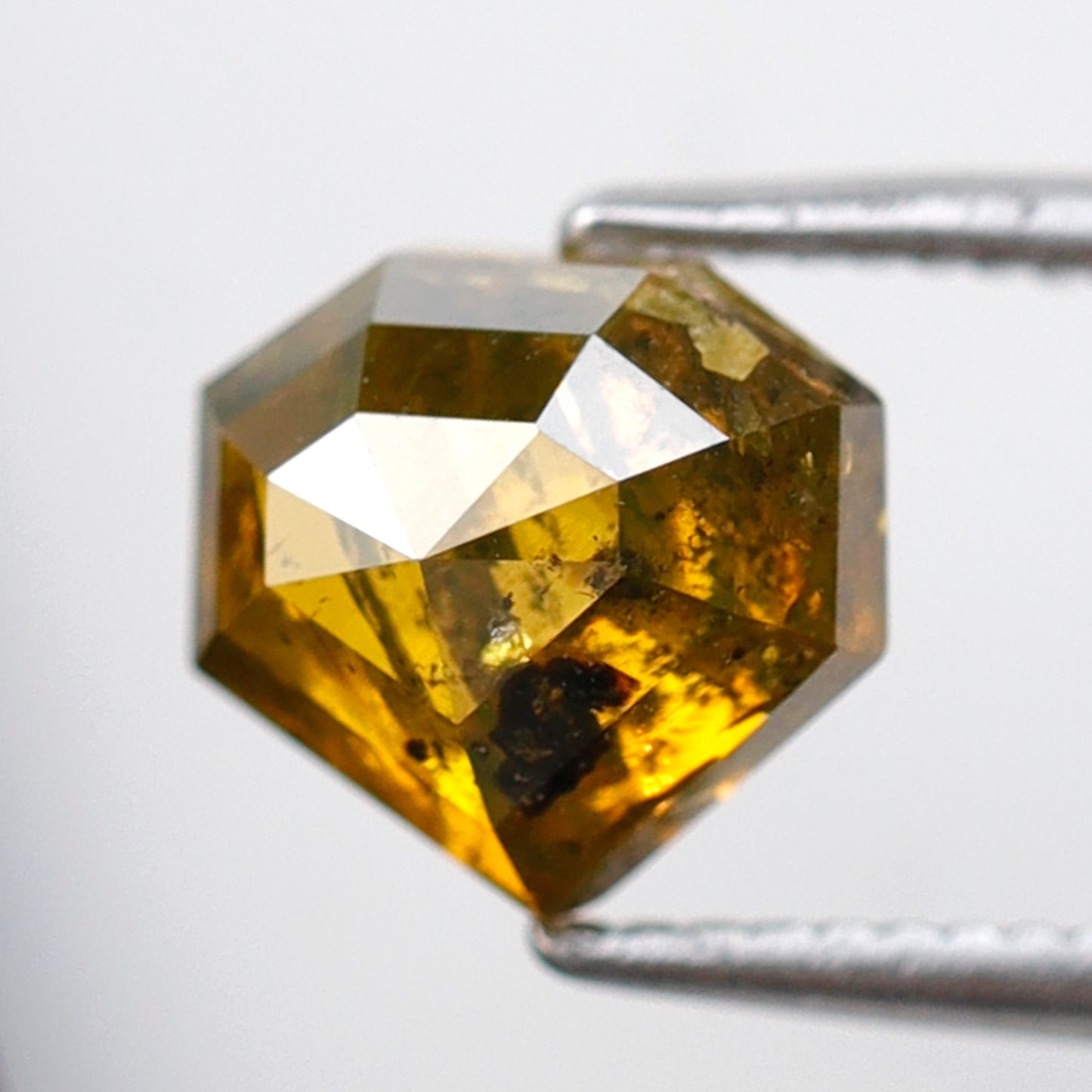 Geometric 1.85 Ct Brownish Yellow Diamond | Natural Rustic Loose Diamond | Ethical Conflict Free Gem | Custom Jewelry Stone