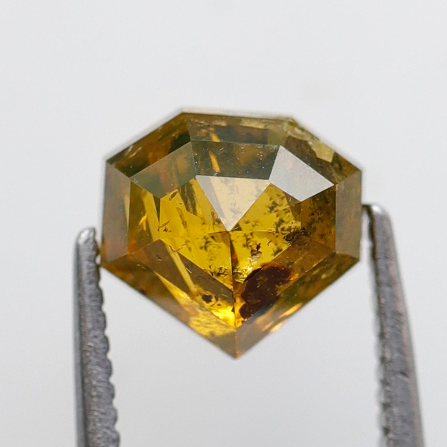 Geometric 1.85 Ct Brownish Yellow Diamond | Natural Rustic Loose Diamond | Ethical Conflict Free Gem | Custom Jewelry Stone