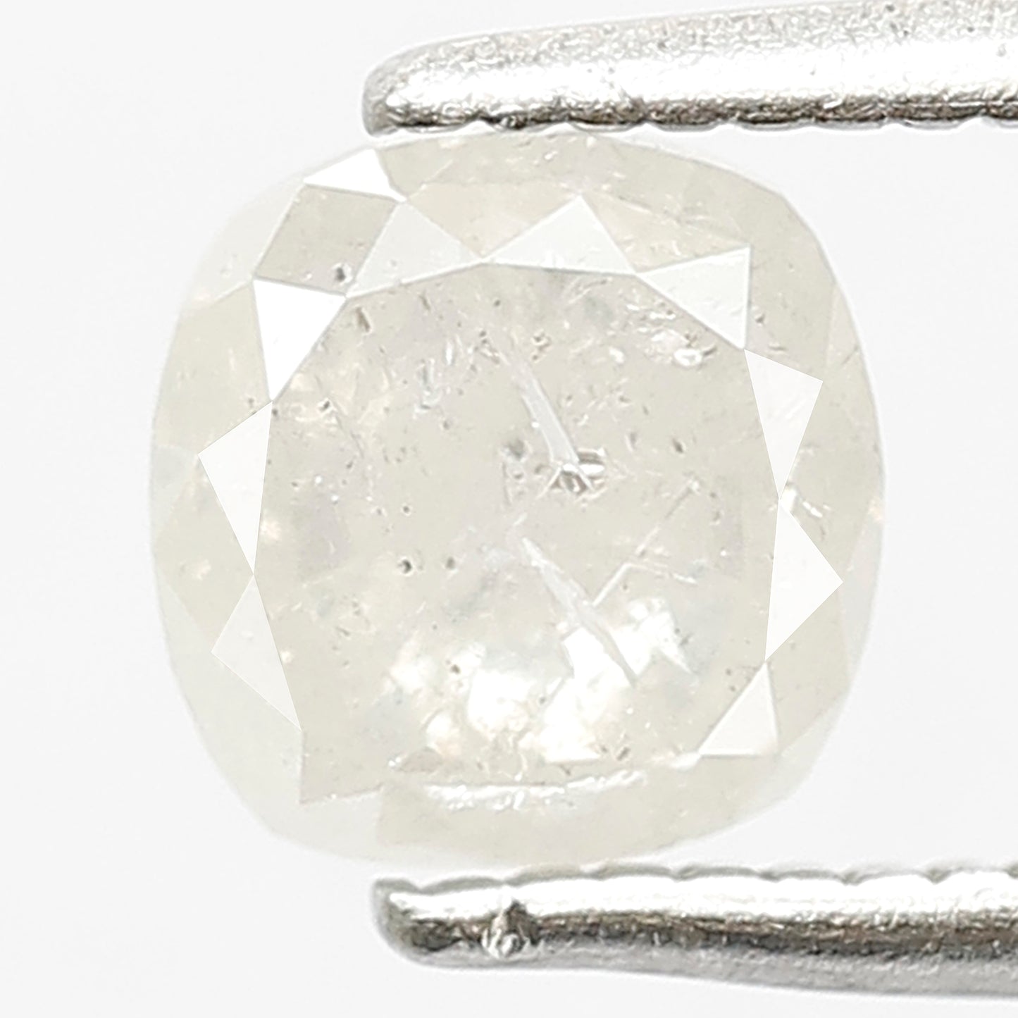 1.15 Ct Cushion Cut Icy White Diamond | 5.70 mm Natural Translucent Earth Mined Loose Diamond for Ring