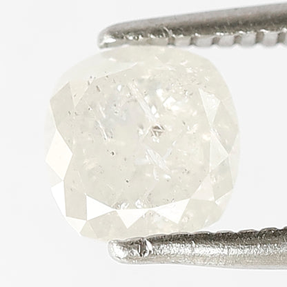 1.15 Ct Cushion Cut Icy White Diamond | 5.70 mm Natural Translucent Earth Mined Loose Diamond for Ring