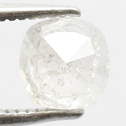 1.15 Ct Cushion Cut Icy White Diamond | 5.70 mm Natural Translucent Earth Mined Loose Diamond for Ring