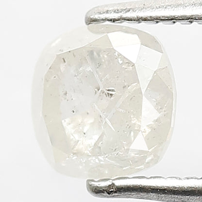 1.15 Ct Cushion Cut Icy White Diamond | 5.70 mm Natural Translucent Earth Mined Loose Diamond for Ring