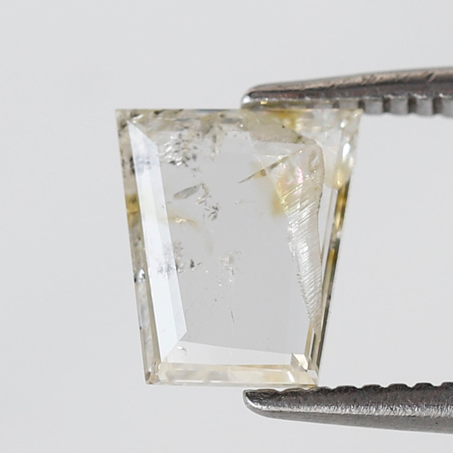 0.75 Ct Trapezoid Cut Rustic Diamond, Natural Loose Diamond 7.10x6.10 mm, Ethical Diamond for Custom Jewelry