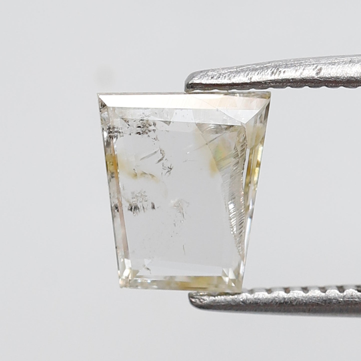 0.75 Ct Trapezoid Cut Rustic Diamond, Natural Loose Diamond 7.10x6.10 mm, Ethical Diamond for Custom Jewelry
