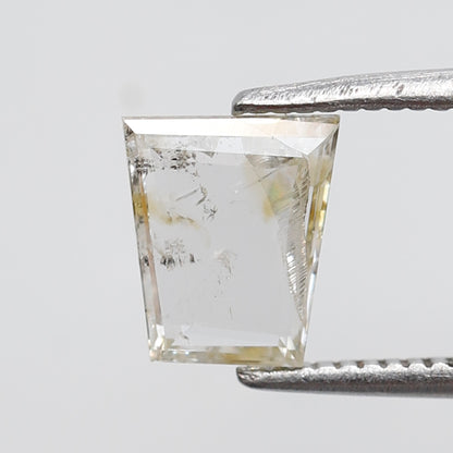 0.75 Ct Trapezoid Cut Rustic Diamond, Natural Loose Diamond 7.10x6.10 mm, Ethical Diamond for Custom Jewelry
