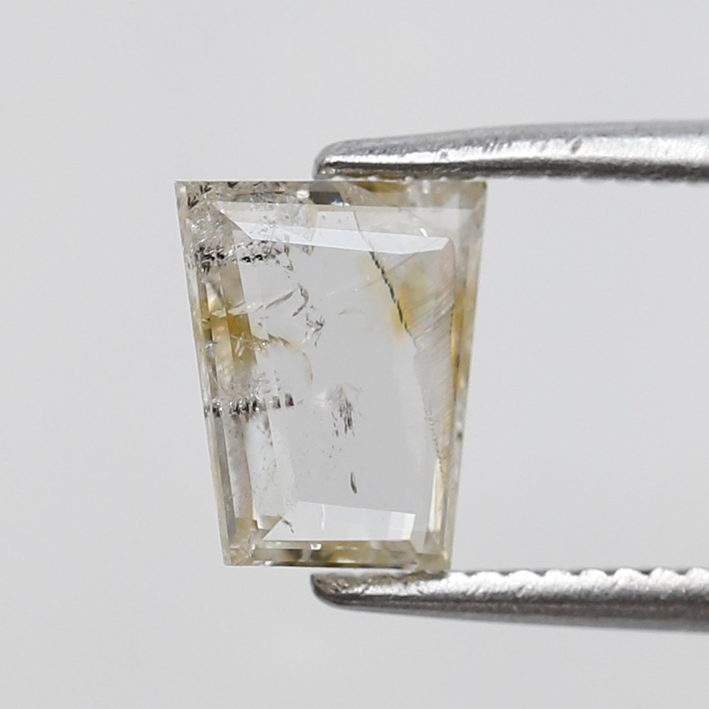 0.75 Ct Trapezoid Cut Rustic Diamond, Natural Loose Diamond 7.10x6.10 mm, Ethical Diamond for Custom Jewelry