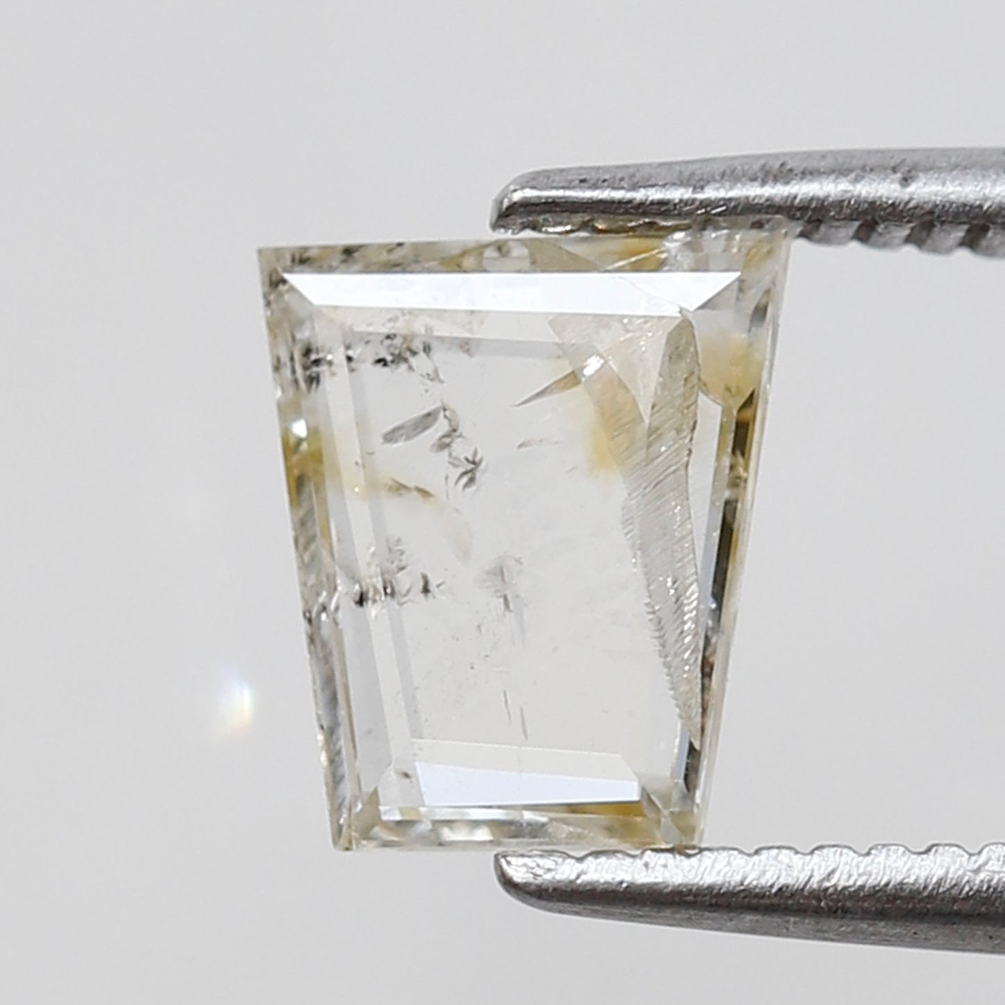0.75 Ct Trapezoid Cut Rustic Diamond, Natural Loose Diamond 7.10x6.10 mm, Ethical Diamond for Custom Jewelry