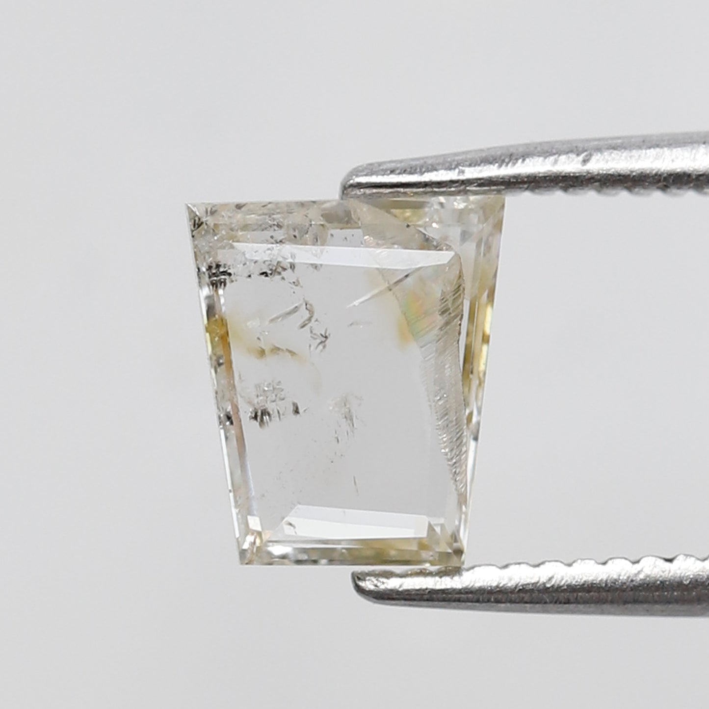 0.75 Ct Trapezoid Cut Rustic Diamond, Natural Loose Diamond 7.10x6.10 mm, Ethical Diamond for Custom Jewelry