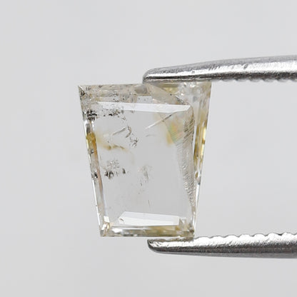 0.75 Ct Trapezoid Cut Rustic Diamond, Natural Loose Diamond 7.10x6.10 mm, Ethical Diamond for Custom Jewelry