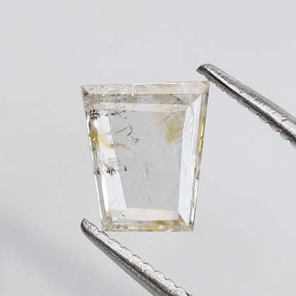 0.75 Ct Trapezoid Cut Rustic Diamond, Natural Loose Diamond 7.10x6.10 mm, Ethical Diamond for Custom Jewelry