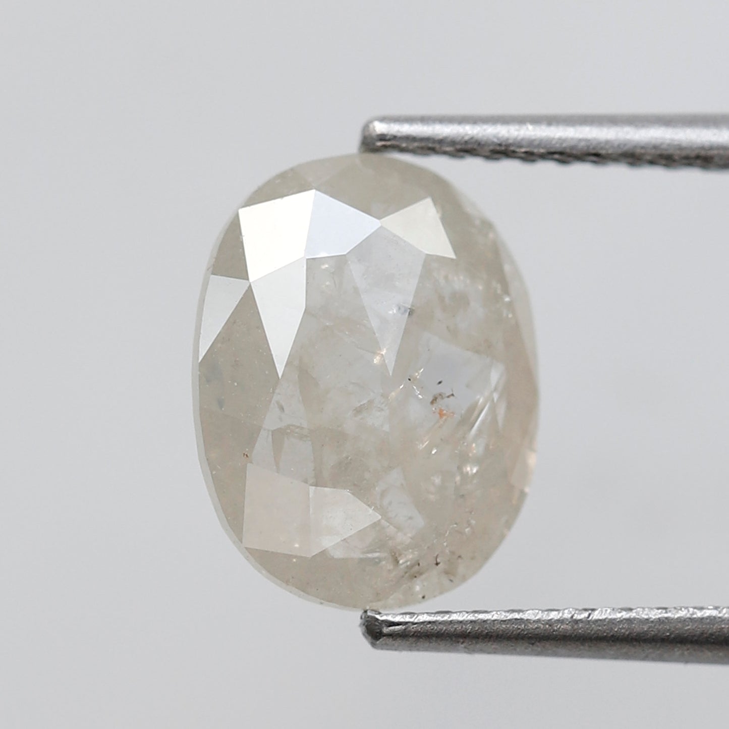 2.15 CT Misty White Loose Rustic Diamond, Natural 10.10 mm Conflict Free Diamond For Making Wedding Ring