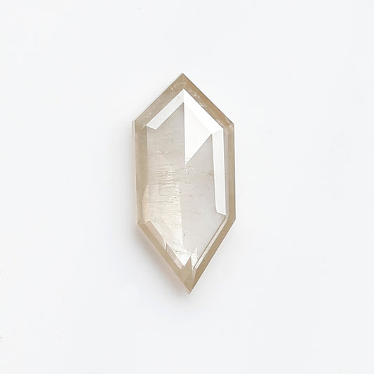 0.77 CT Hexagon Shape Light Brown Translucent Fancy Salt and Pepper Diamond Ideal For Making Unique Pendants