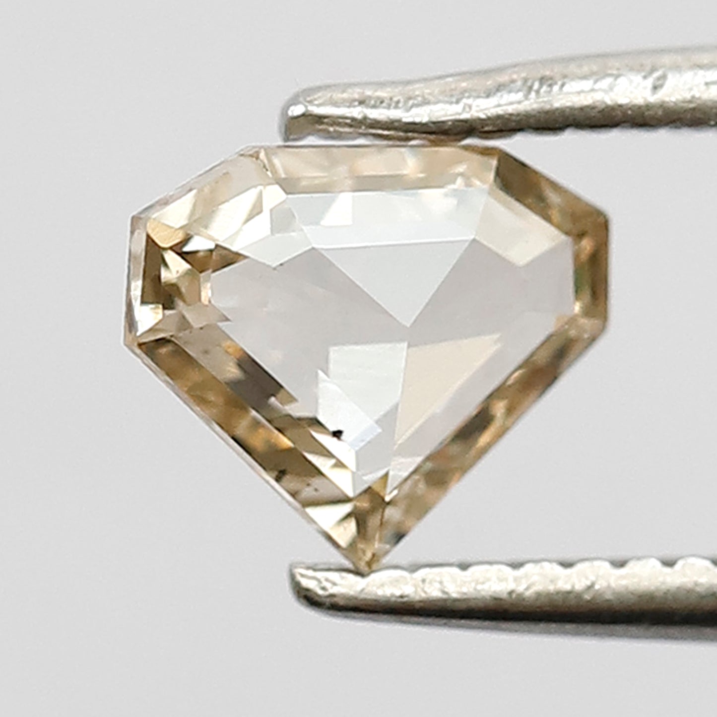 0.42 Ct Translucent Brown Rose Cut Diamond, Natural Diamond Shape Earth Mined Loose Diamond For Pendant