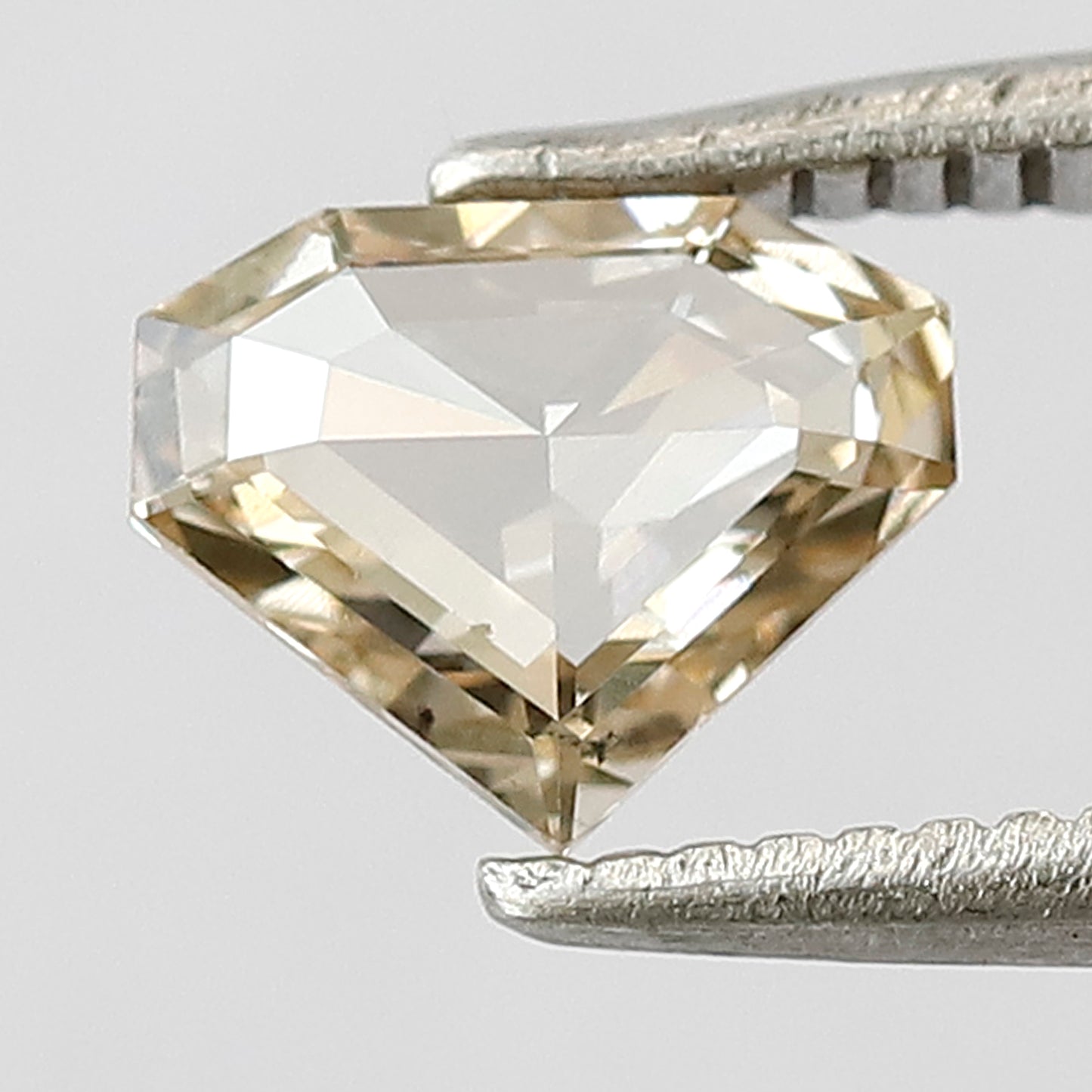 0.42 Ct Translucent Brown Rose Cut Diamond, Natural Diamond Shape Earth Mined Loose Diamond For Pendant