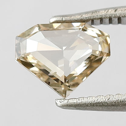 0.42 Ct Translucent Brown Rose Cut Diamond, Natural Diamond Shape Earth Mined Loose Diamond For Pendant