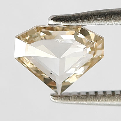 0.42 Ct Translucent Brown Rose Cut Diamond, Natural Diamond Shape Earth Mined Loose Diamond For Pendant