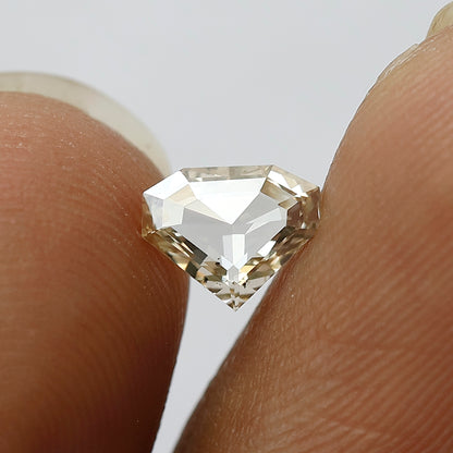 0.42 Ct Translucent Brown Rose Cut Diamond, Natural Diamond Shape Earth Mined Loose Diamond For Pendant