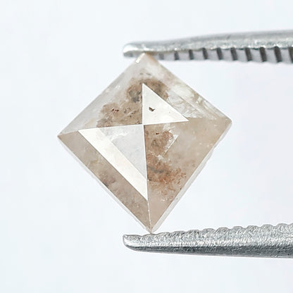 0.95 CT 8 MM Beautiful Kite Shape Loose Rustic Diamond Fancy Grey Red Color