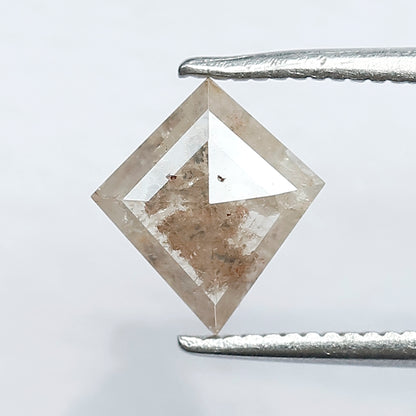 0.95 CT 8 MM Beautiful Kite Shape Loose Rustic Diamond Fancy Grey Red Color