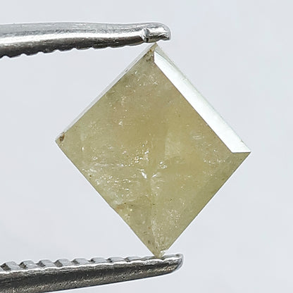 0.95 CT 8 X 7.1 MM Greenish Yellow Color Kite Shape Shining Natural Rustic Diamond