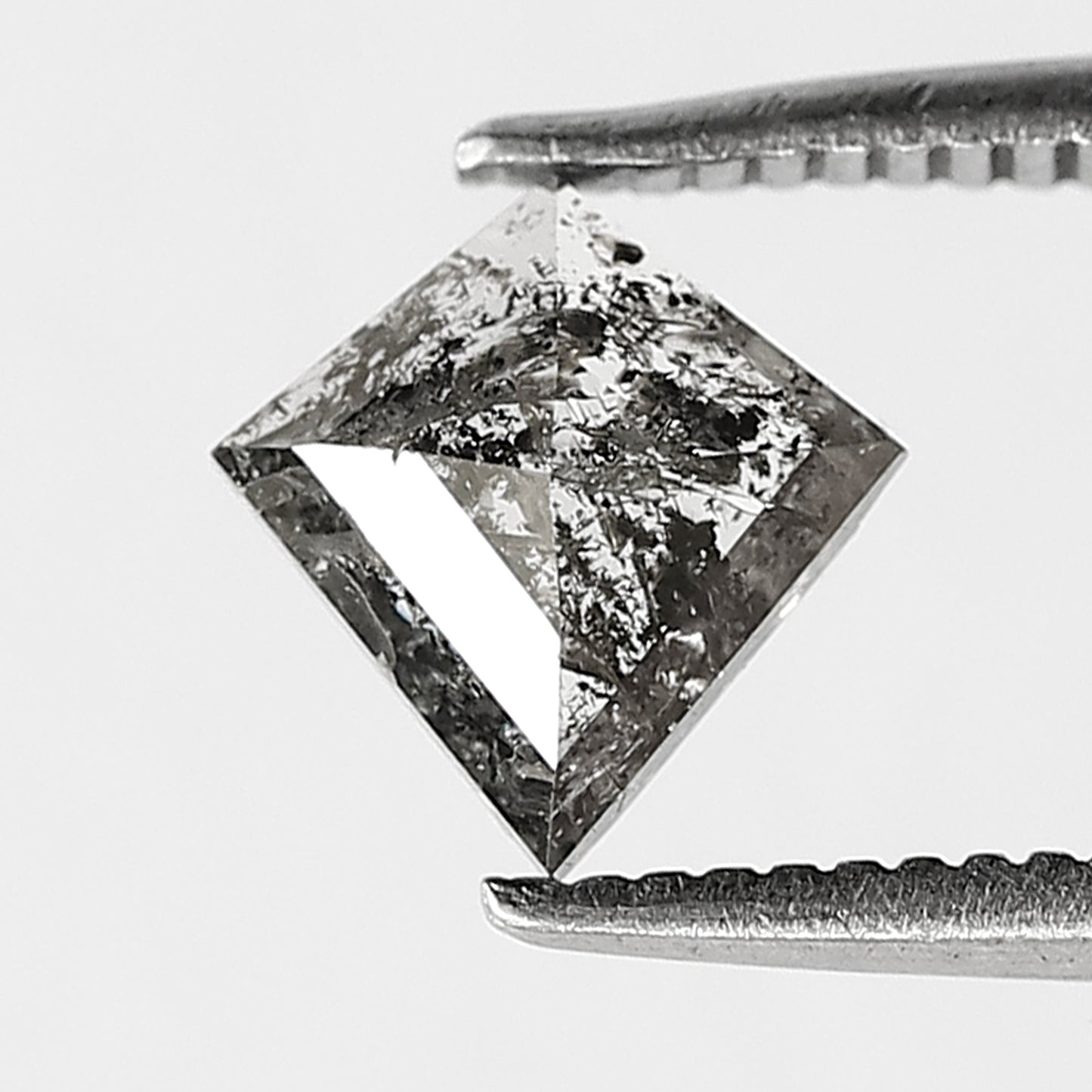 0.70 CT kite shape natural loose diamond 7 mm gray-black color diamond for a birthday gift