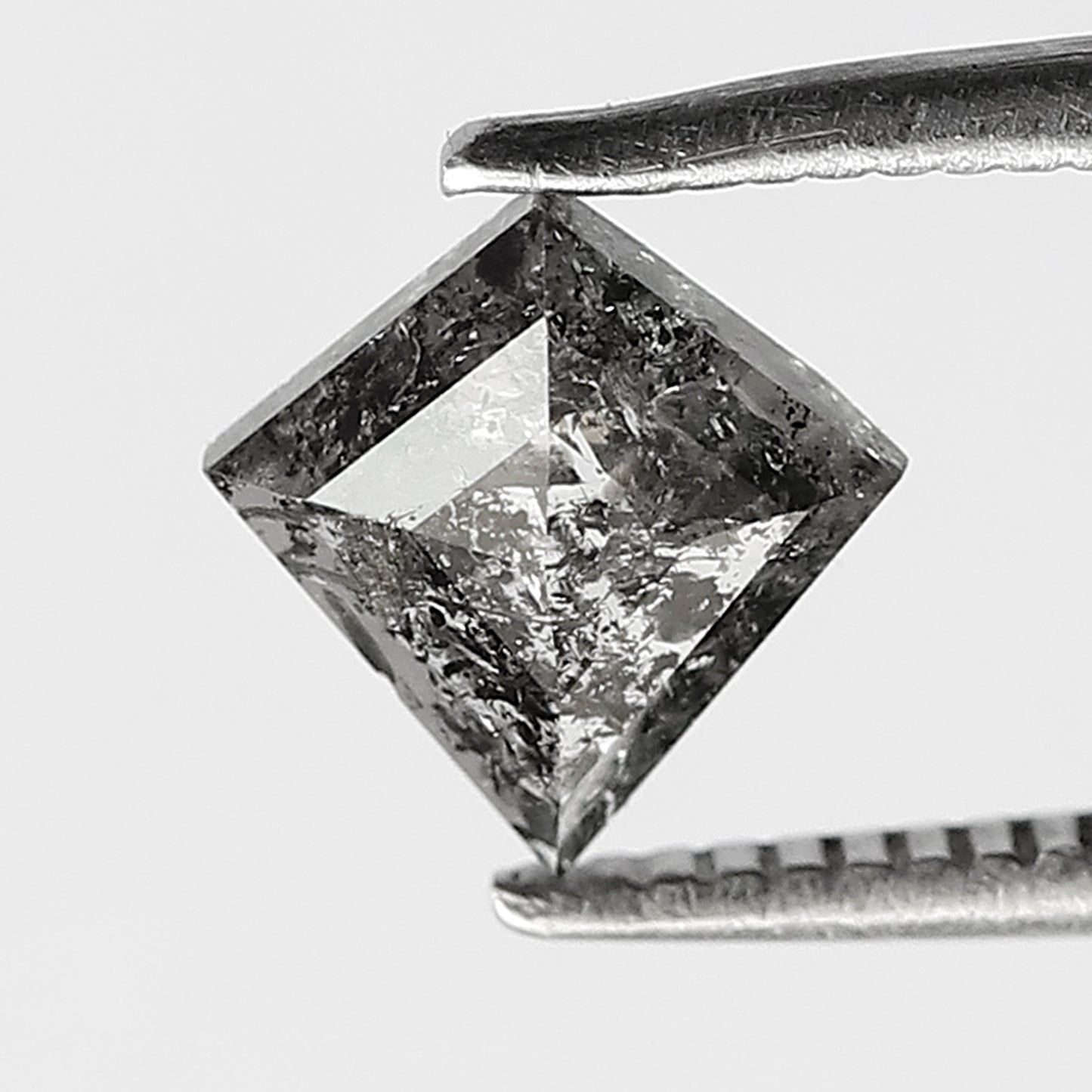 0.70 CT kite shape natural loose diamond 7 mm gray-black color diamond for a birthday gift