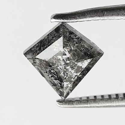 0.70 CT kite shape natural loose diamond 7 mm gray-black color diamond for a birthday gift