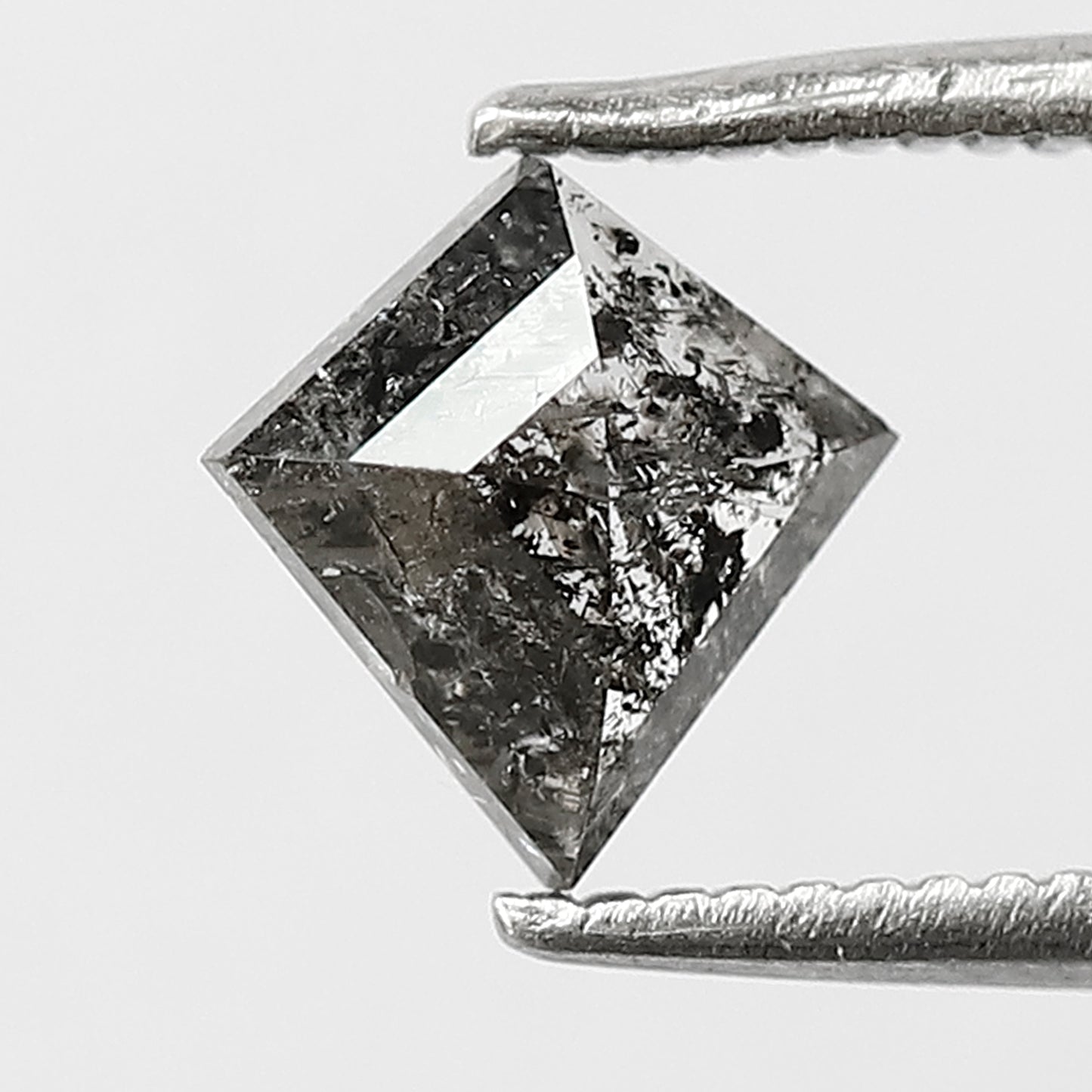 0.70 CT kite shape natural loose diamond 7 mm gray-black color diamond for a birthday gift