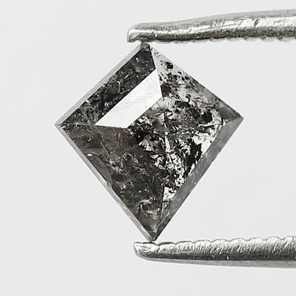 0.70 CT kite shape natural loose diamond 7 mm gray-black color diamond for a birthday gift