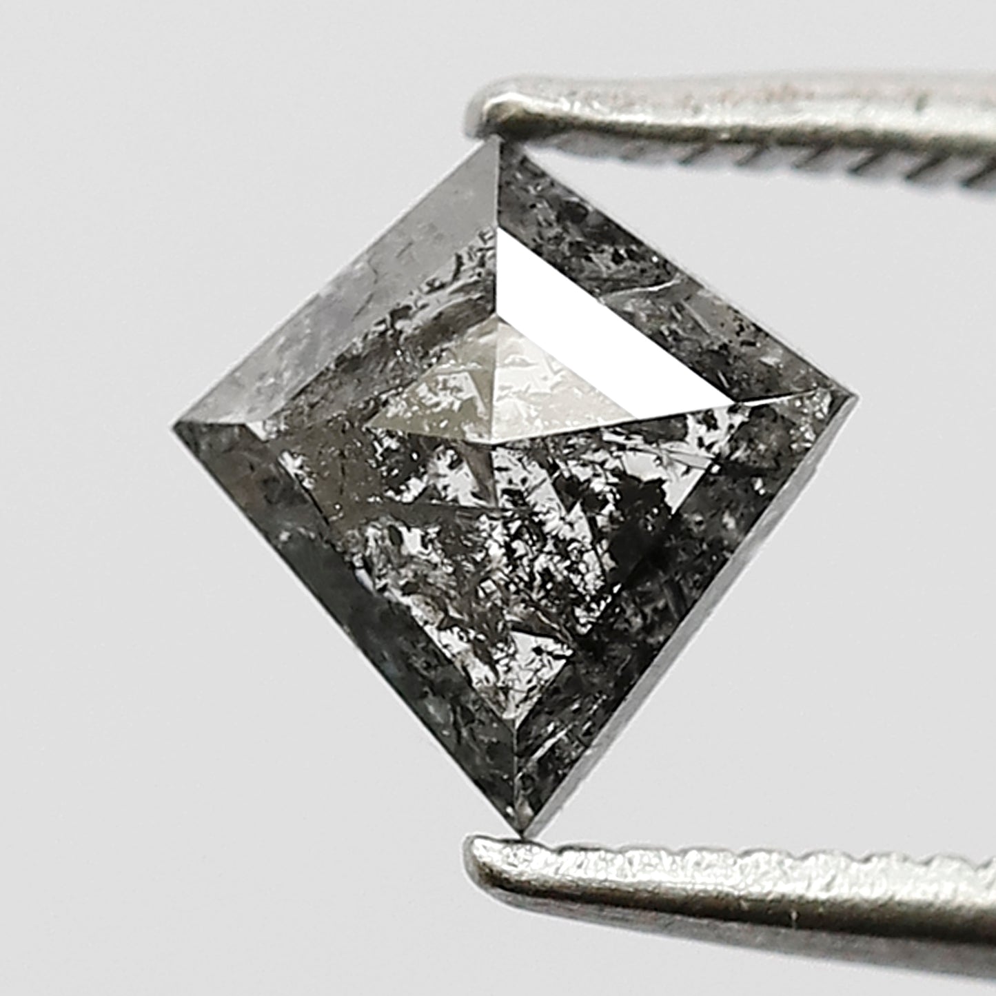 0.70 CT kite shape natural loose diamond 7 mm gray-black color diamond for a birthday gift