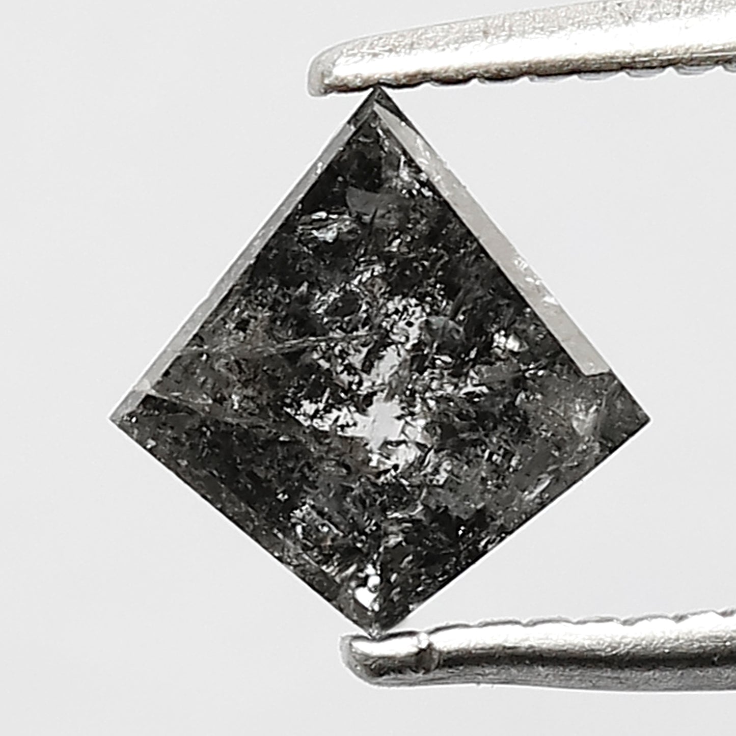 0.70 CT kite shape natural loose diamond 7 mm gray-black color diamond for a birthday gift