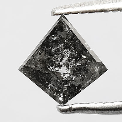 0.70 CT kite shape natural loose diamond 7 mm gray-black color diamond for a birthday gift
